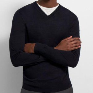 Men's Theory V -neck Sweater Navy Size L